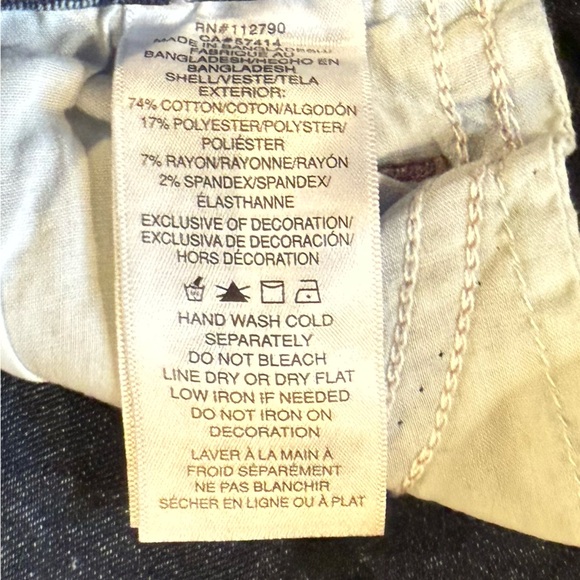 True Religion Women's Blue Pink Skinny Jeans Crystal Embellished Pockets size 30 - Picture 5 of 9